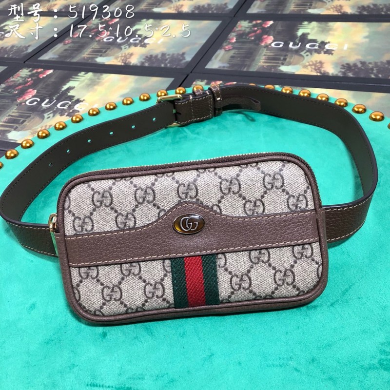 Gucci Best 519308 GG Supreme Ophidia Belted iPhone Case